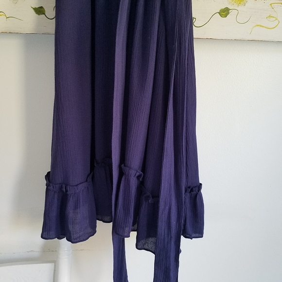 She+Sky Summer Sun Dress Lace Ruffles Purple - Picture 5 of 10